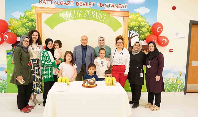 Battalgazi Devlet Hastanesi'nde 23 Nisan coşkusu
