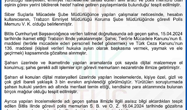 Bitlis Valiliği ve EGM'den 'Bombacı Mülayim' açıklaması