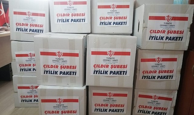 Çıldır Müftülüğü iyilik paketlerine devam ediyor