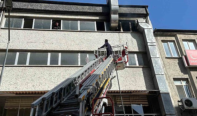 Elazığ'da havalandırma motoru yangın çıkardı