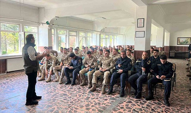 Elazığ'da jandarma personeline yangın eğitimi