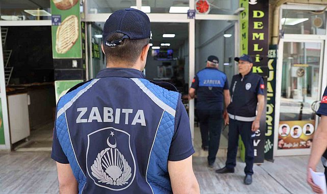 Elazığ'da kaldırım işgaline yönelik denetimler sürüyor