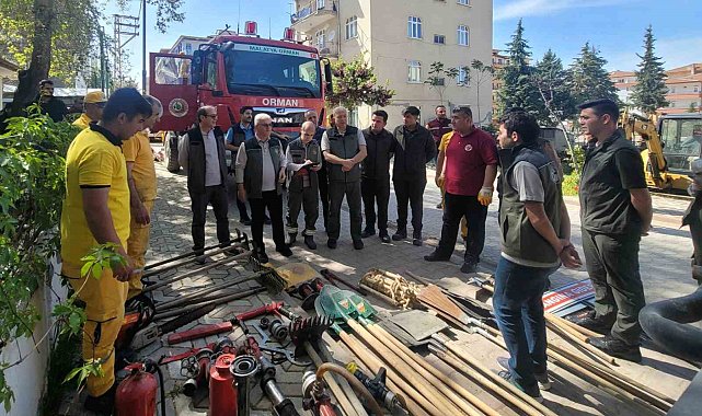 Elazığ'da orman yangınları ile mücadele eğitimleri sürüyor