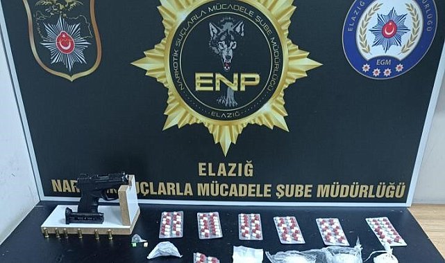 Elazığ'da polis ekipleri uyuşturucuya geçit vermiyor