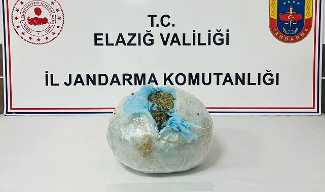 Elazığ'da uyuşturucuya geçit yok: 1 tutuklama