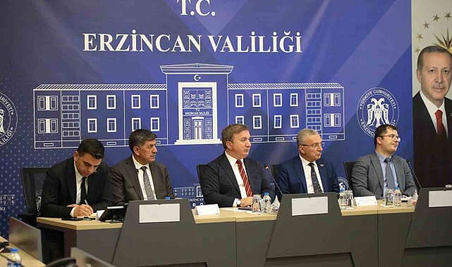 Erzincan'daki yatırımlar değerlendirildi