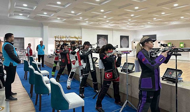 Havalı Silahlar Bölgesel Egemenlik Kupası müsabakaları Erzincan'da düzenlendi
