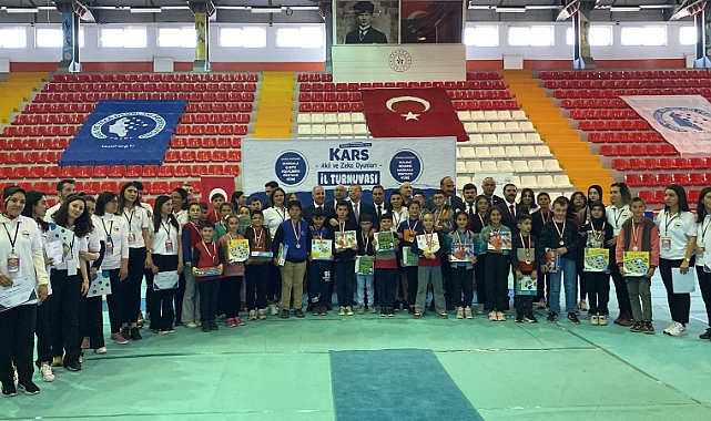 Kars Akıl ve Zeka Oyunları il turnuvası ödül töreni yapıldı