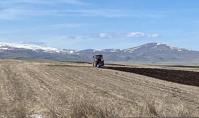 Kars'ta tarla sürümleri başladı