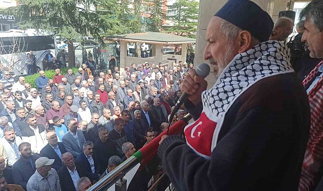 Filistin'de hayatını kaybedenler için Malatya'da gıyabi cenaze namazı kılındı
