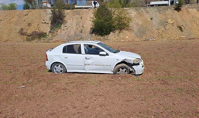 Malatya'da otomobil şarampole devrildi: 1 yaralı
