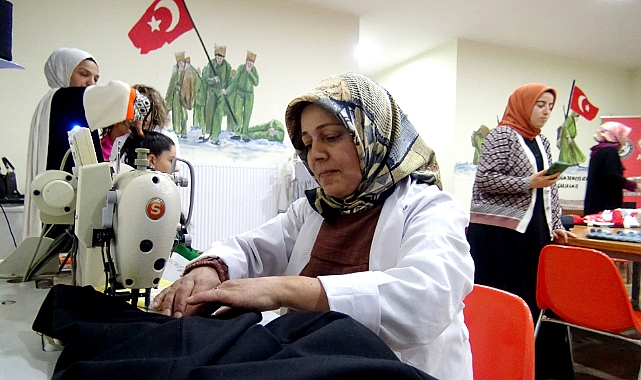 Sarıkamış'ta kadınlara meslek edinme ve gelir imkanı
