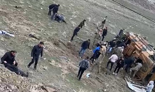 Van'da askeri araç kaza yaptı: 6 yaralı