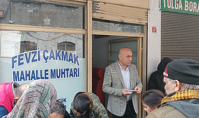 Yardımsever Muhtar Müçük, yardımlara devam ediyor