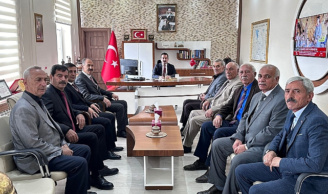 Yeni başkan Elma, Kaymakam Akköz’ü ziyaret etti