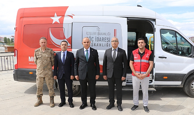 Ağrı'da "mobil göç noktası aracı" hizmete başladı