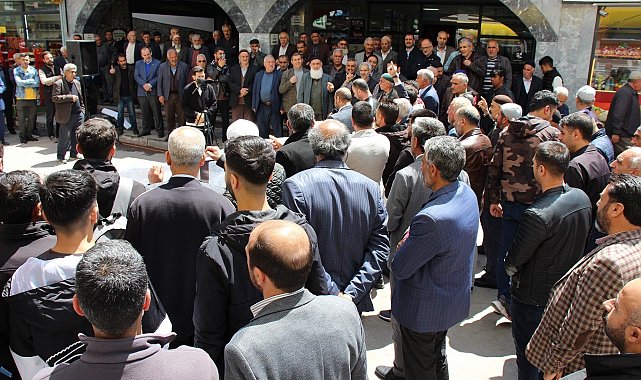 Ağrı'da İsrail'in Filistin'deki katliamına tepki