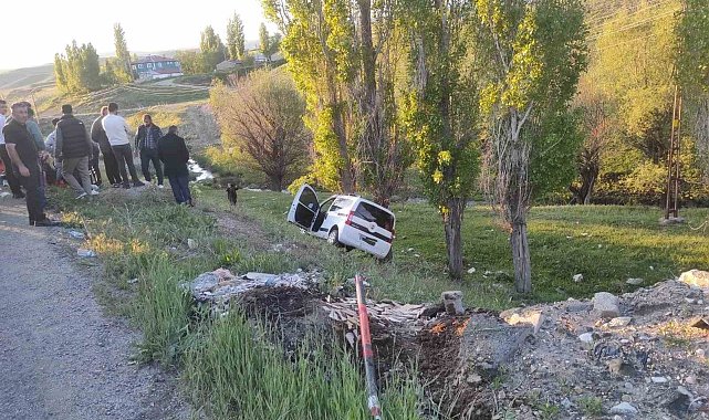Ağrı'da yola çıkan inek kazaya neden oldu: 6 yaralı