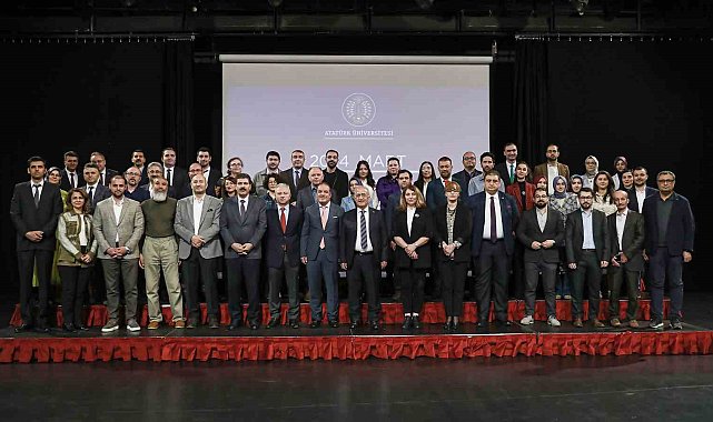 Atatürk Üniversitesi'nde bilimsel teşvik töreni