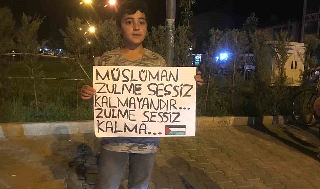 Bingöl'de Filistin'e destek konvoyu