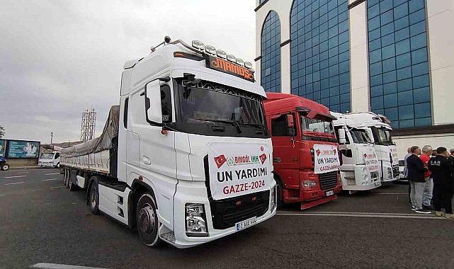 Bingöl'den Gazze'ye un yardımı