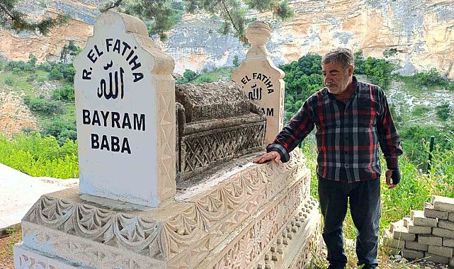 Çemişgezek'te Bayram Baba hazretlerinin kabri yenilendi
