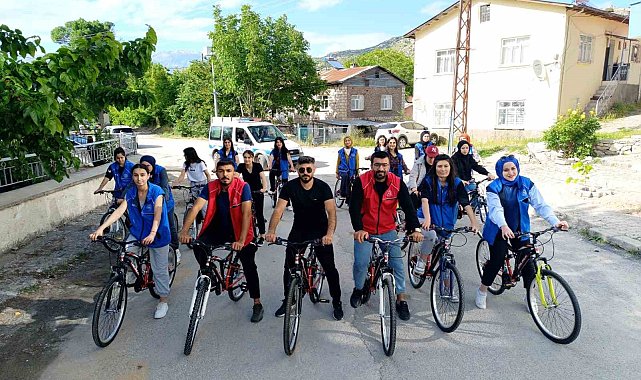Çemişgezek'te bisiklet turu etkinliği