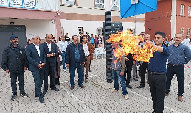 Darende Ayvalı'da ilk bilim fuarına ilgi