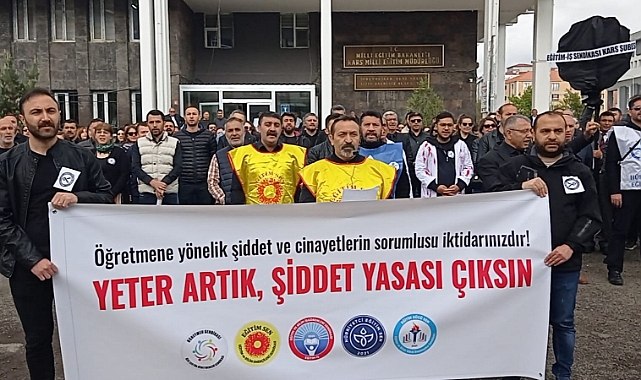 Eğitim sendikaları iş bırakarak saldırıyı kınadı
