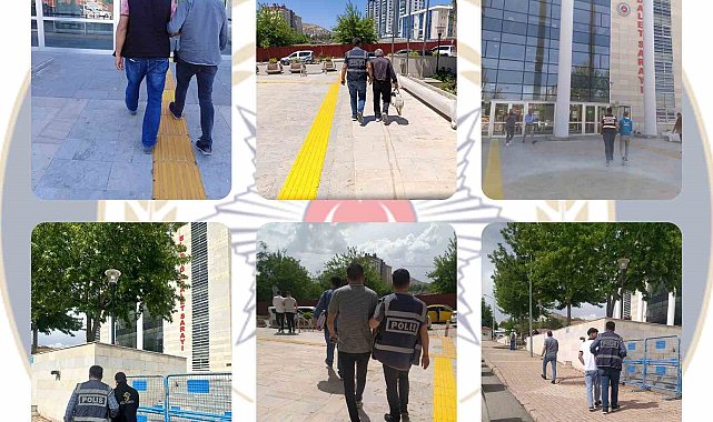 Elazığ'da haklarında kesinleşmiş hapis cezası bulunan 22 kişi yakalandı