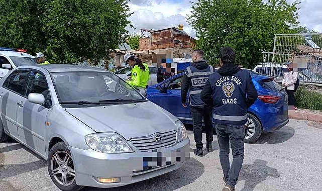 Elazığ'da okul önü denetimleri sürüyor