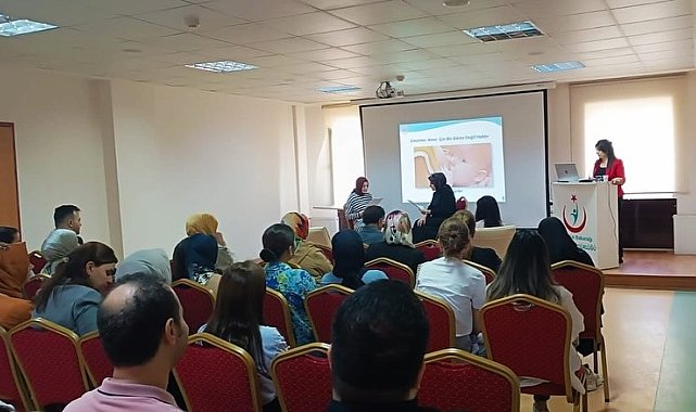 Erzincan'da "Anne Sütü ve Emzirme Danışmanlığı Hizmet İçi Eğitimi" verildi