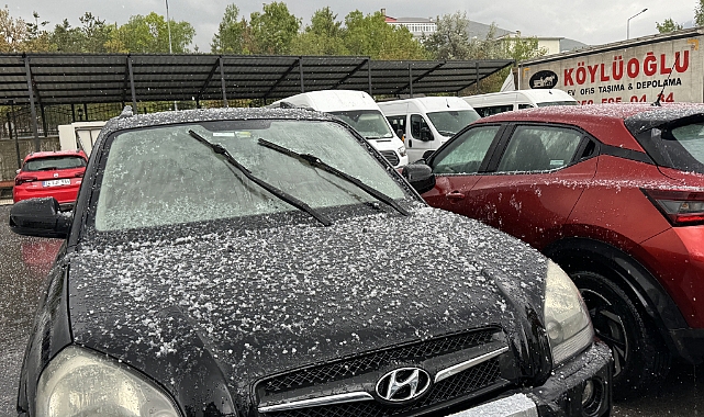 Erzurum'da sağanak ve dolu etkili oldu