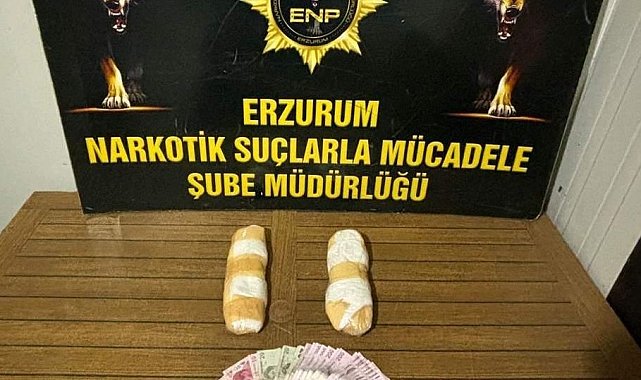 Erzurum polisinden metamfetamin operasyonu