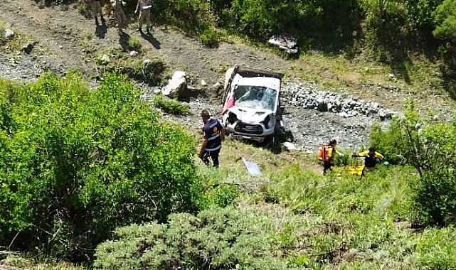 Kağızman'da kamyonet şarampole devrildi 1 kişi öldü