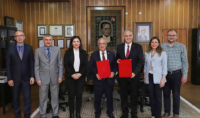 Kocaeli Üniversitesi heyetinden Rektör Çomaklı'ya ziyaret