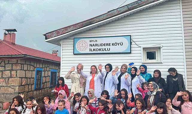 Köy okullarındaki kız çocuklarına yönelik saç kesimi yapıldı