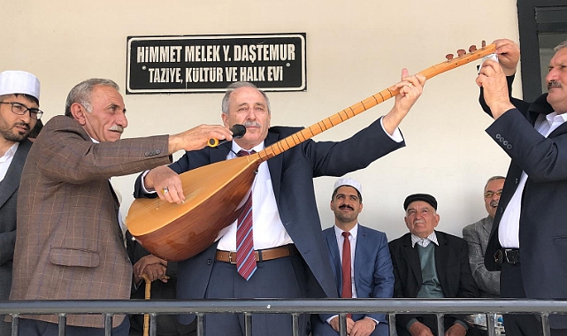 Kültür Evi açılışında anlamlı sözler düşündürdü