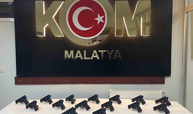 Malatya'da çok sayıda kaçak silah ele geçirildi