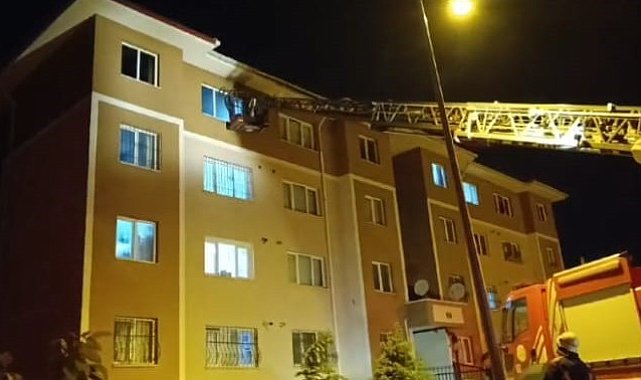Malatya'da ev yangını