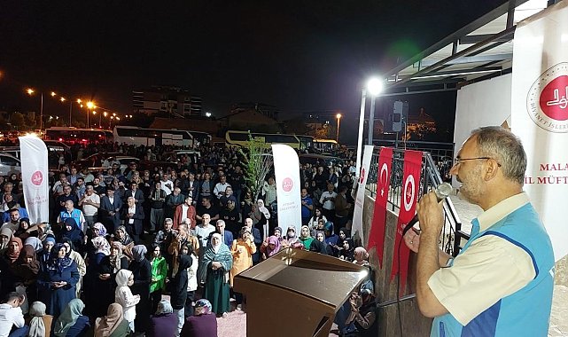 Malatya'dan ilk Hac kafilesi dualarla uğurlandı