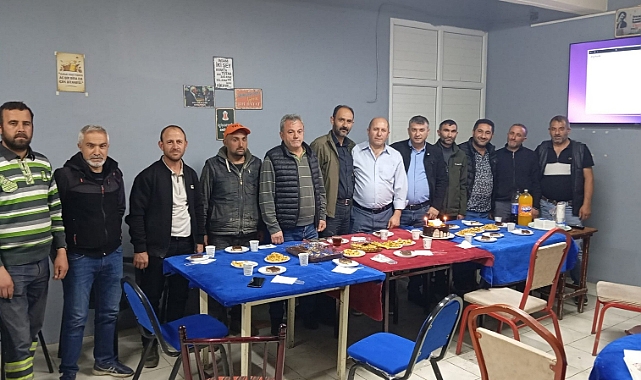 Muhtar Kepenekçi’den belediye çalışanlarına 1 Mayıs kutlaması