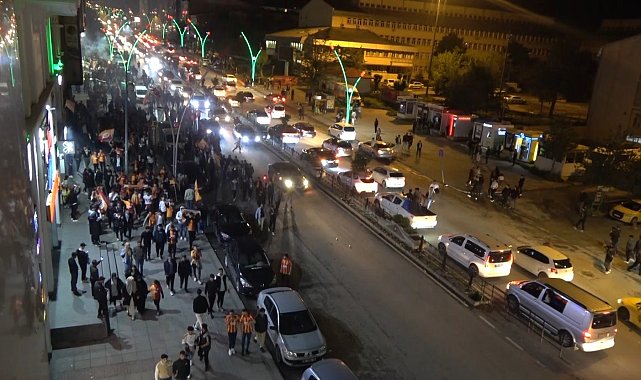 Muş'ta Galatasaray'ın 24. şampiyonluk sevinci