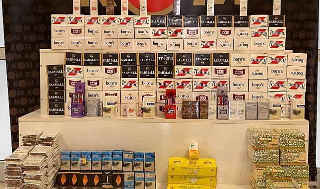 Muş'ta kaçak sigara ve tütün ele geçirildi