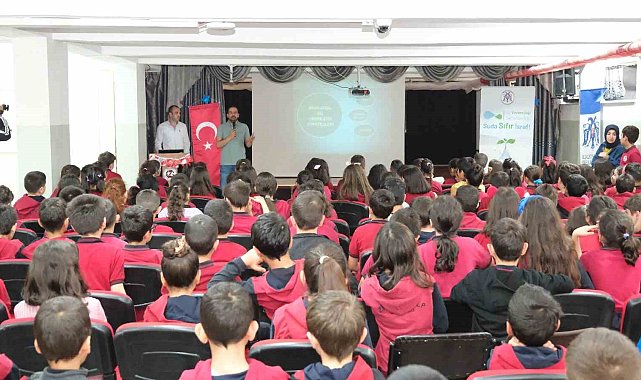 Öğrencilere su tasarrufu eğitimi verildi