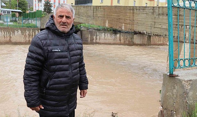 Oltu Çayı coştu