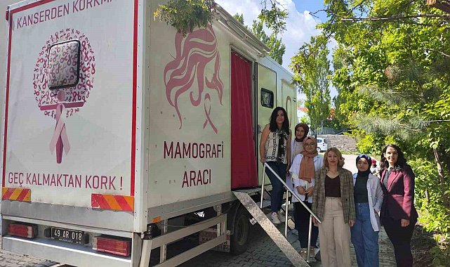 "Mobil Mamografi Aracı" Bulanık'ta