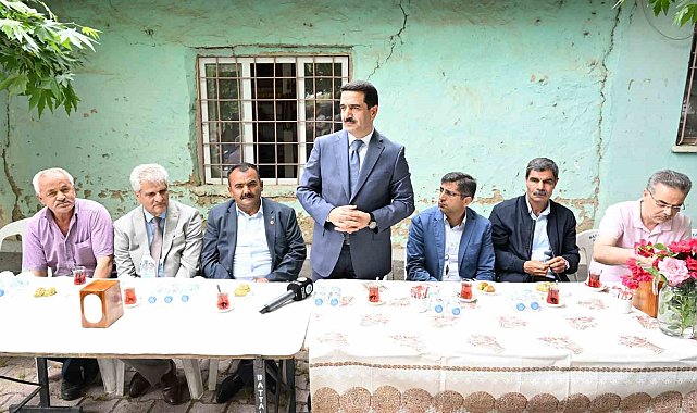 Taşkın, Hasırcılar Mahallesi sakinleriyle buluştu