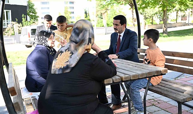 Taşkın'dan parklarda inceleme