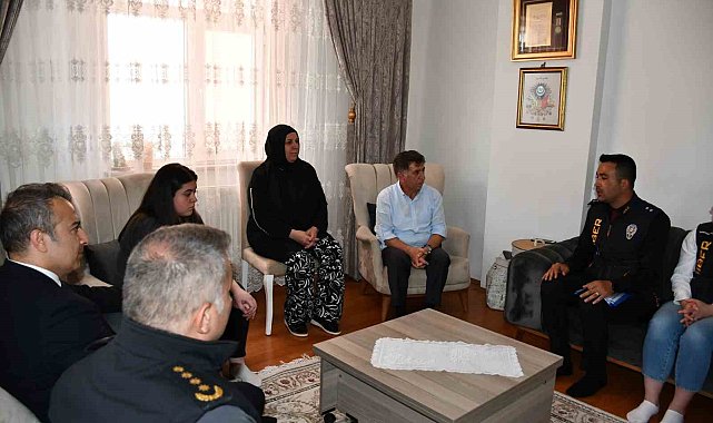 Vali Çiçek, POLHANE Projesi kapsamında hane ziyaretine katıldı